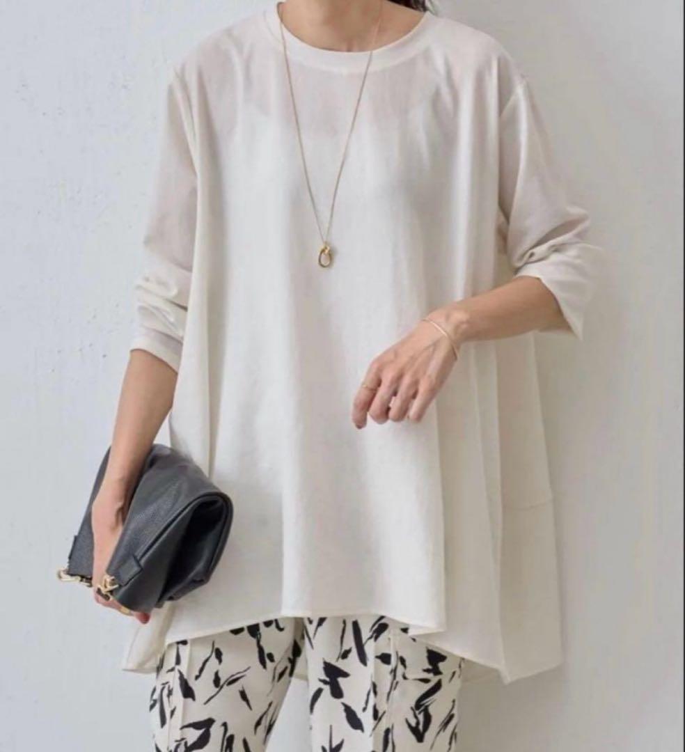 BEARDSLEY 後ろドレープブラウス