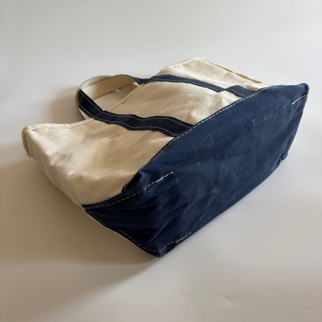80s L.L.Bean トートバッグ ネイビー ミディアム