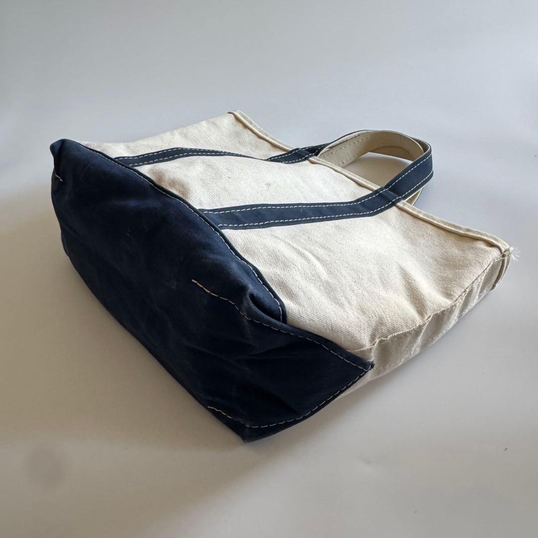 80s L.L.Bean トートバッグ ネイビー ミディアム