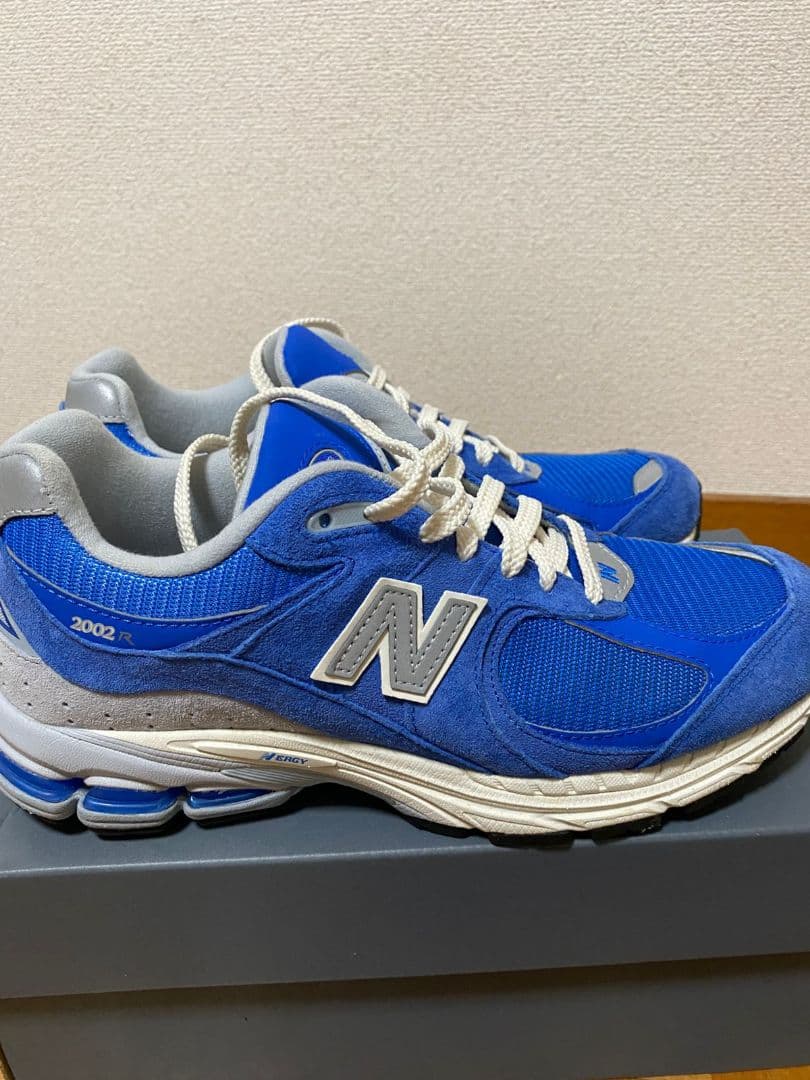 New Balance 2002RHU 青 トレーニングシューズ New Balance 2002R (Atlantic Blue/Sepia/Heritage Blue) Men's Shoes