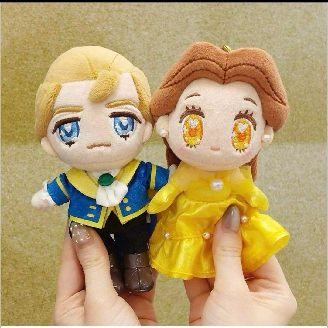 ディズニーストア tiny キーホルダー アダム ベル 美女と野獣 - メルカリ