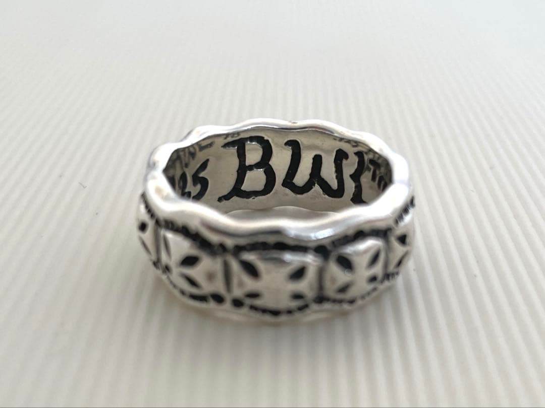 マ*ル様 Bill Wall Leather BWL ミニクロスシルバーリング BILL WALL LEATHER（ビルウォールレザー） 【在庫あり・即納】 Bill