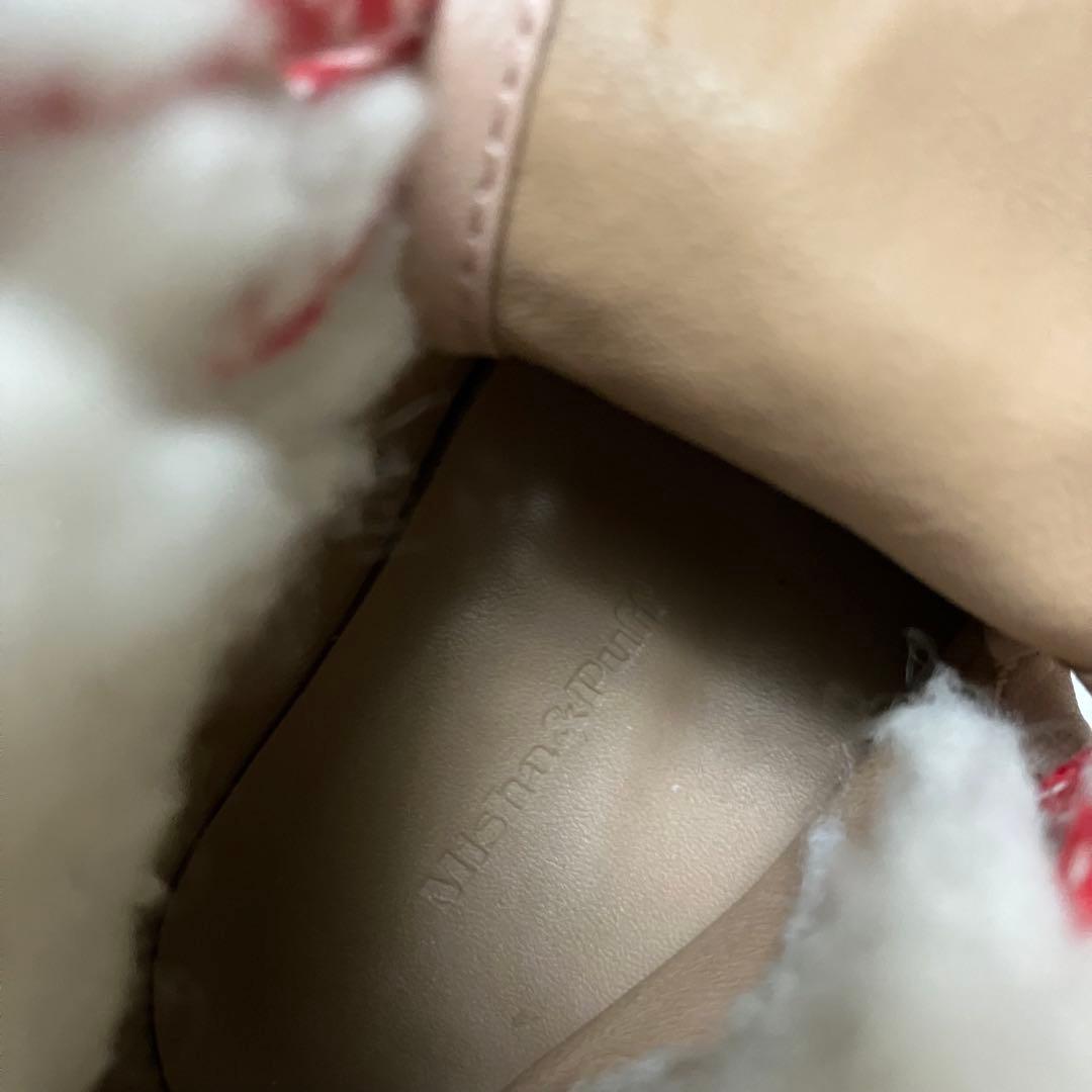 ミーシャアンドパフmishaandpuff ムートンボアブーツ - メルカリ