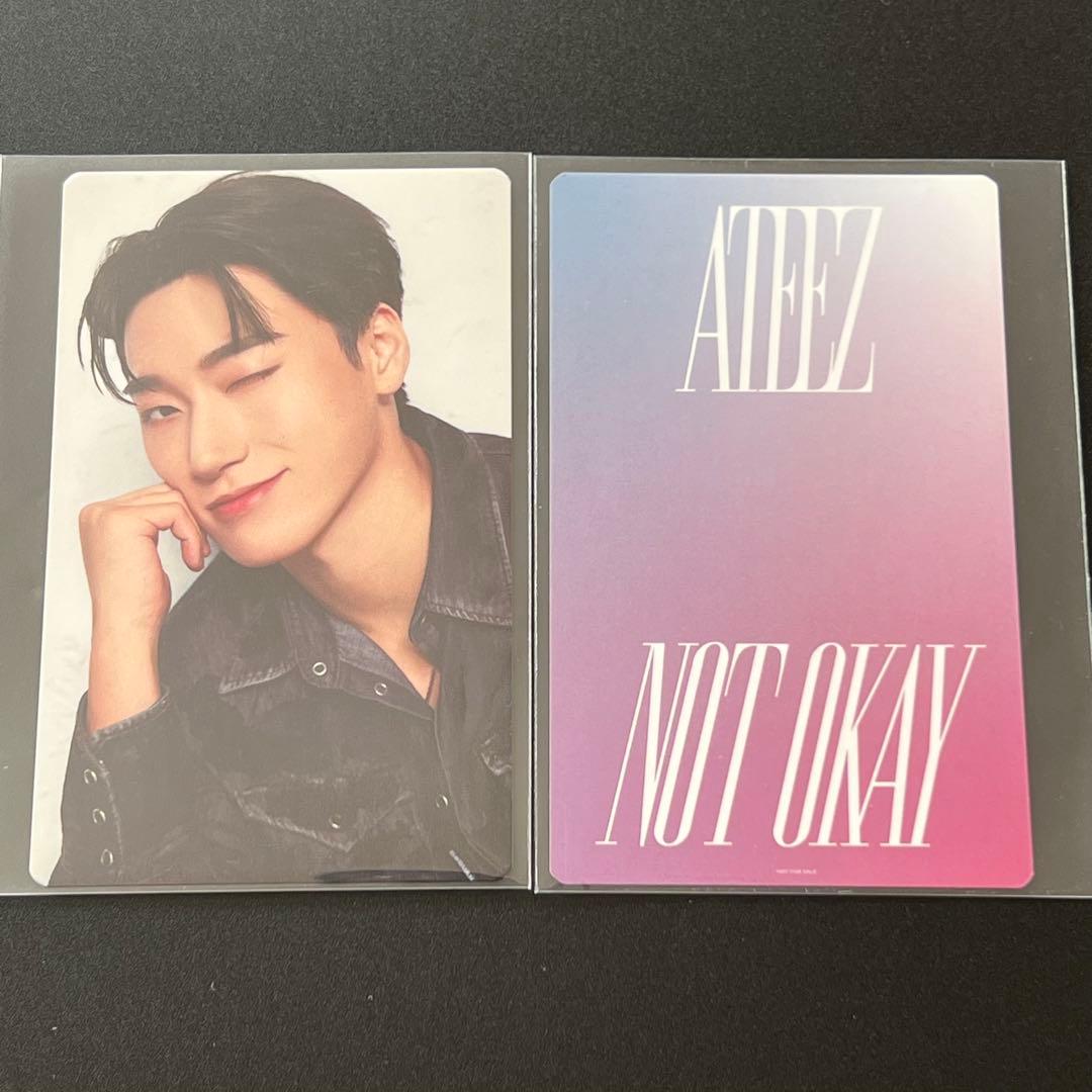 ATEEZ トレカ サン NOT OKAY - メルカリ