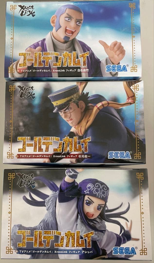未開封】ゴールデンカムイXrossLink アシリパ・杉元佐一・白石由竹