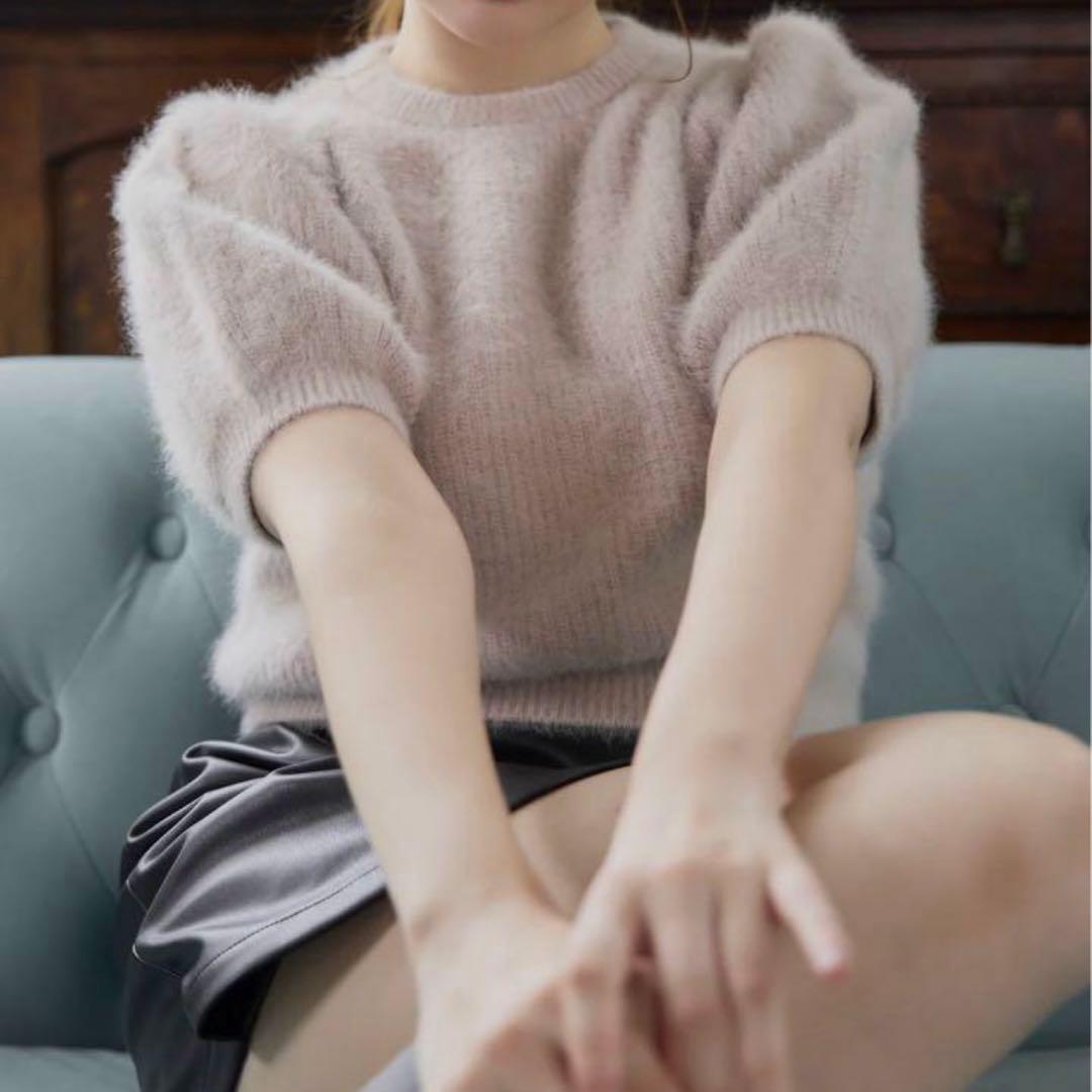 her lip to♡Fancy Cashmere Blend Pullover - メルカリ