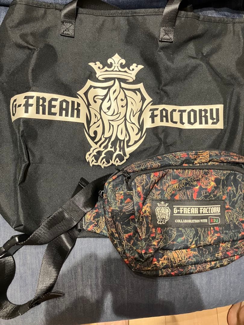 G-FREAK FACTORY トートバッグ & ウエストポーチ セット　kiu コスパ最強バッグ】安いけど可愛い が 結局最高じゃん！【KiU