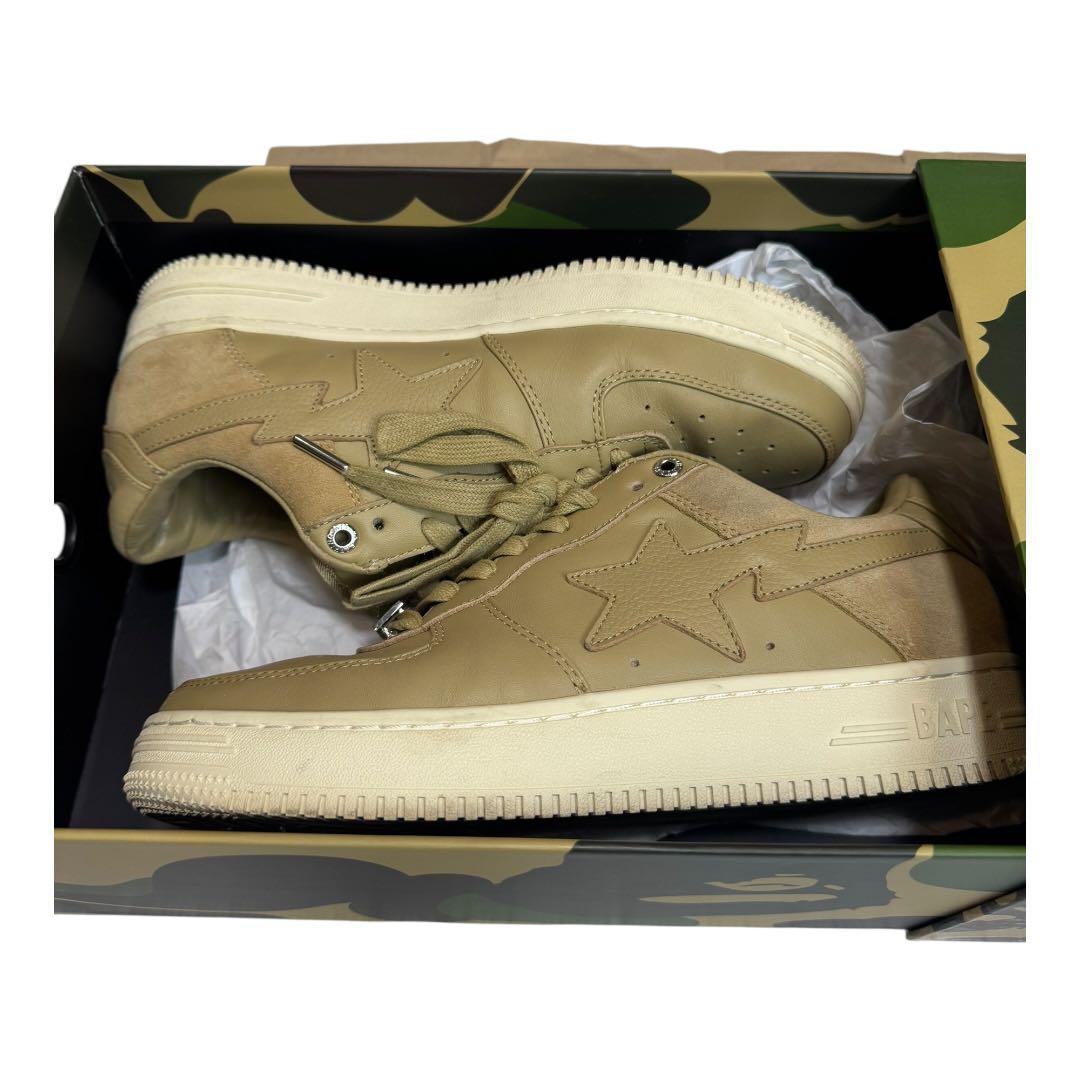 【A BATHING APE】BAPE STA low suede beige