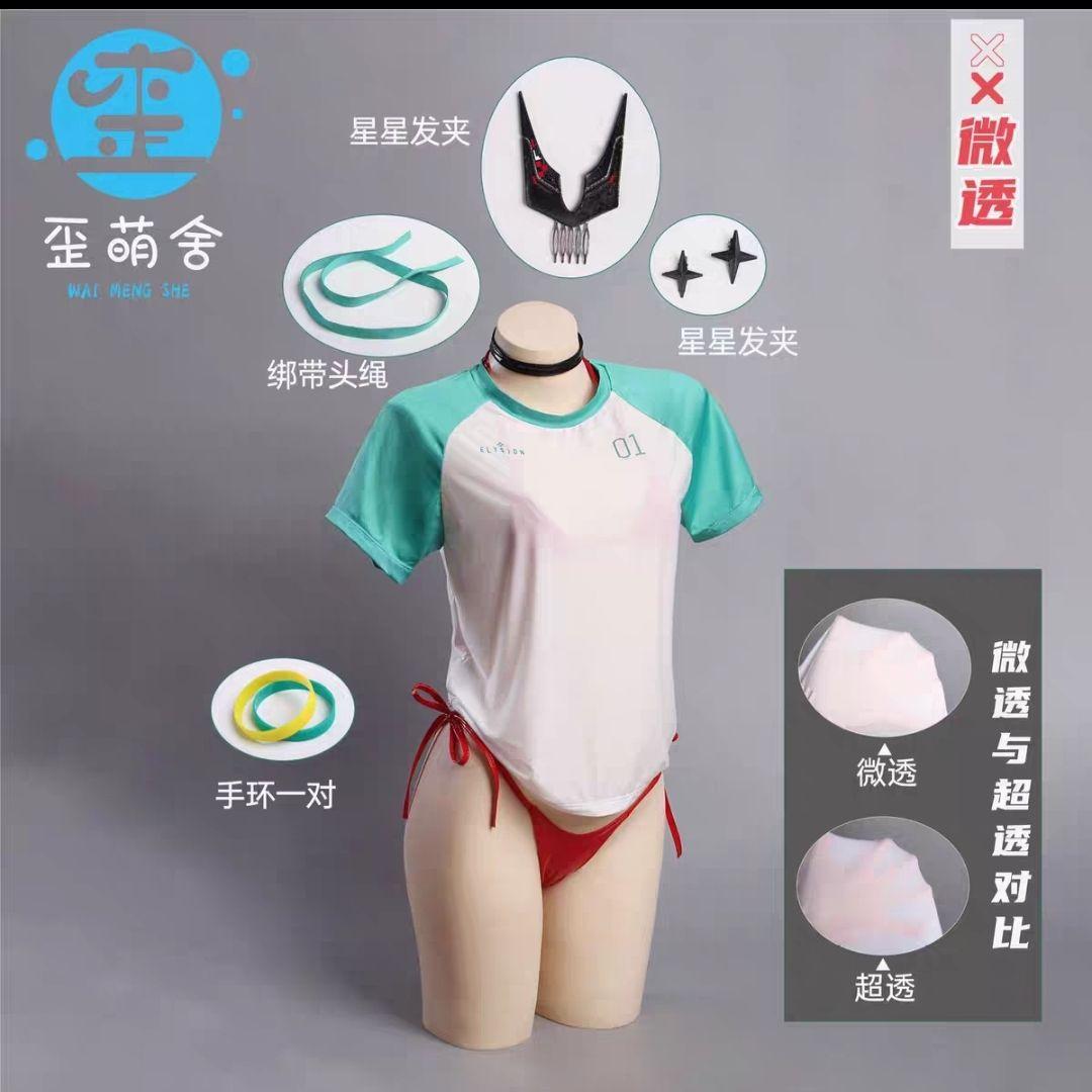 オーダー コスプレ衣装 勝利の女神NIKKE ニケ レッドフードラピ水着