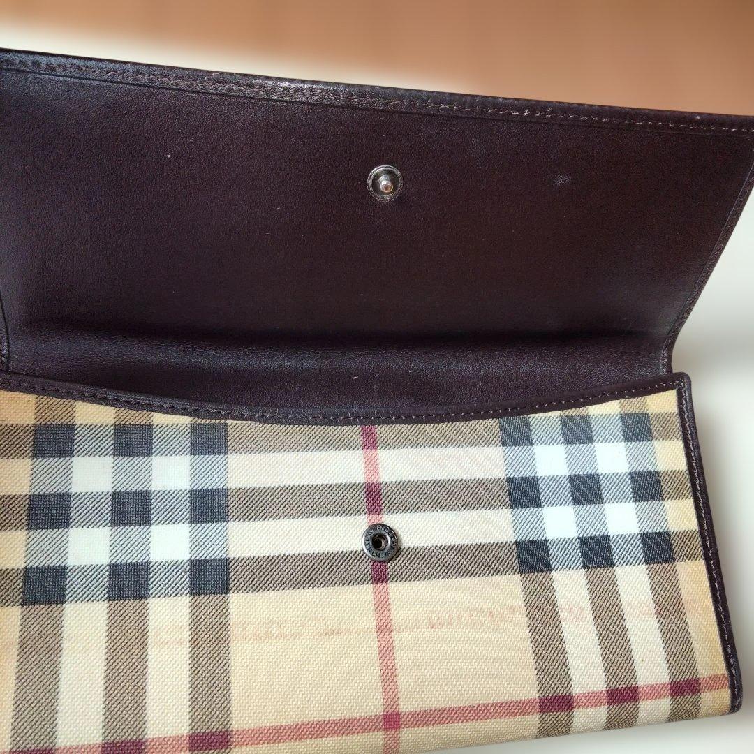 ☆BURBERRY LONDON バーバリー ノバ チェック 長財布 美品☆ - メルカリ