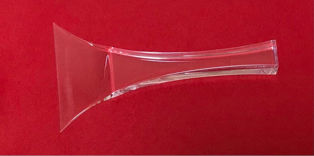 三味線撥14透明樹脂製　中古品　超美品