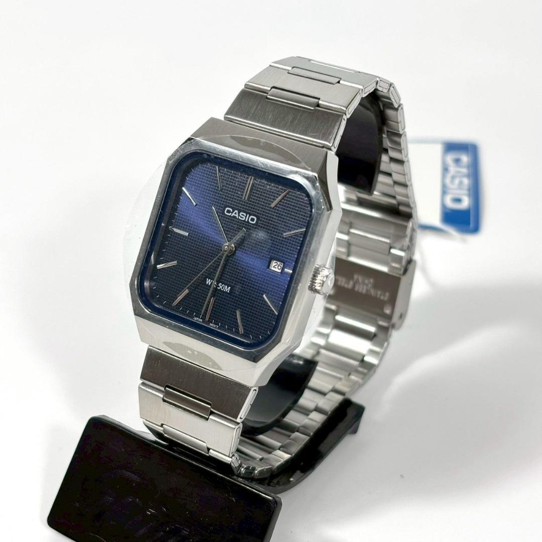 【新品未使用】　CASIO カシオ MTP-B185D 2A1 ネイビー