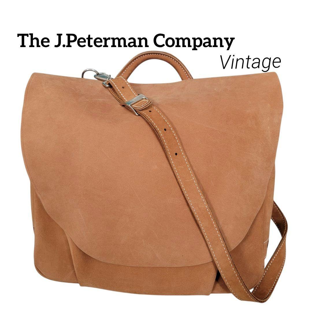 The J.Peterman Company ヌバックレザー　メッセンジャー
