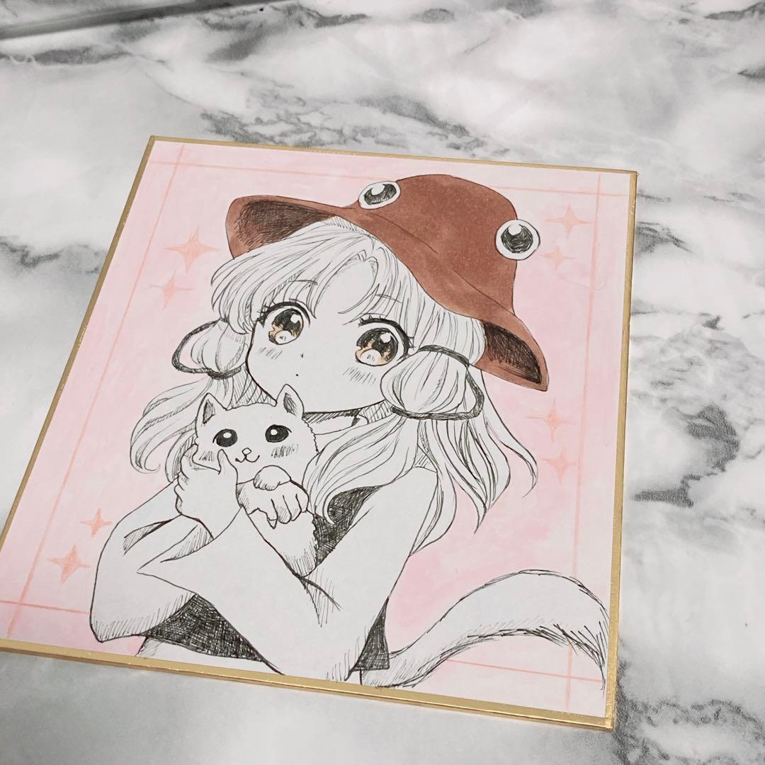 手描きイラスト 東方Project 洩矢諏訪子 原画一点物 - メルカリ