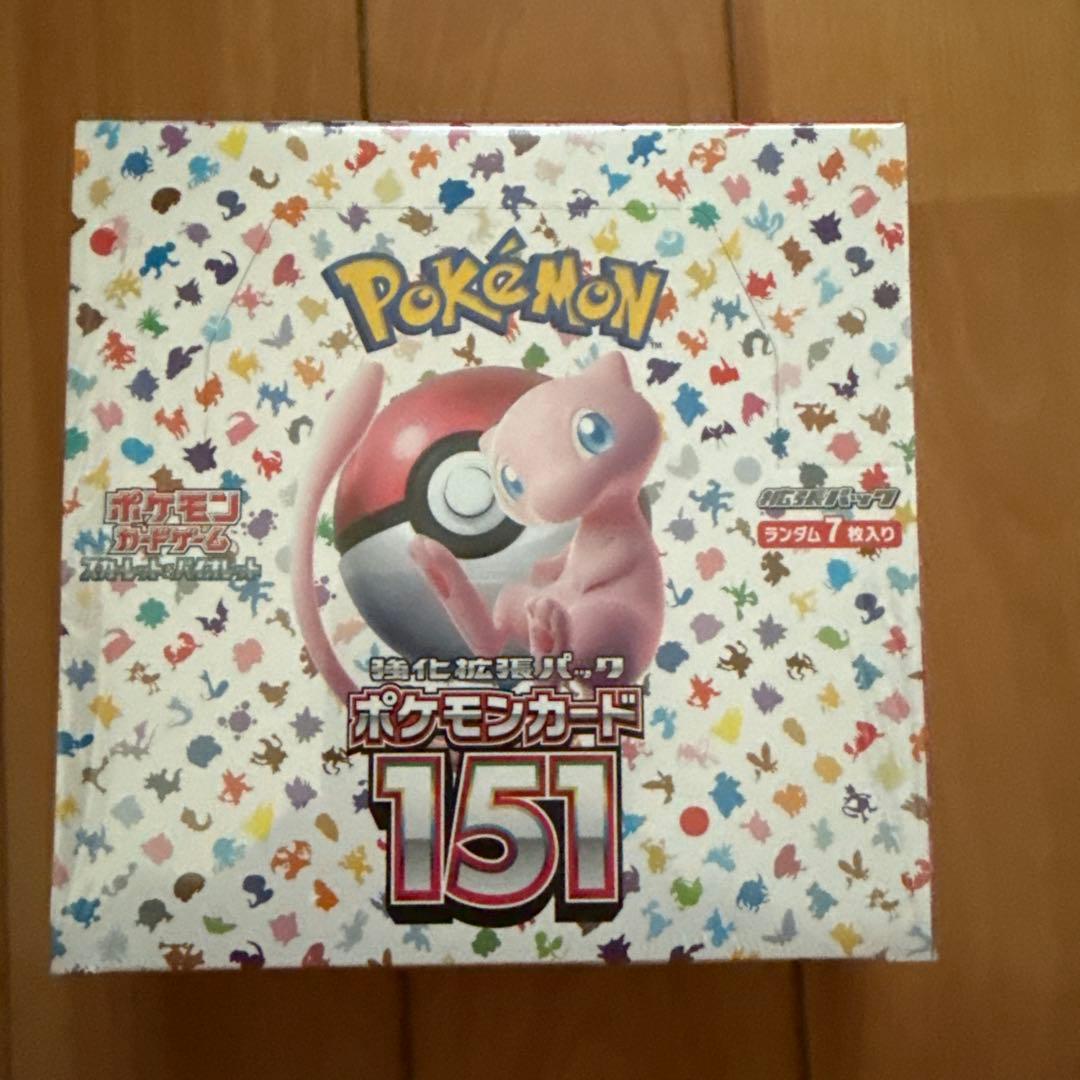 【未開封・シュリンク付き】ポケモンカード 151 強化拡張パック 1BOX