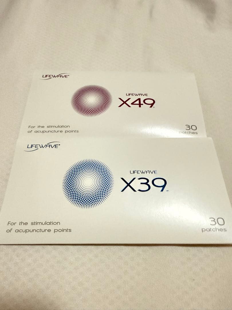 LIFEWAVE X49 & X39 パッチセット 30枚入り エックスサーティナイン ライフウェーブ X39 パッチシール 30枚 説明書