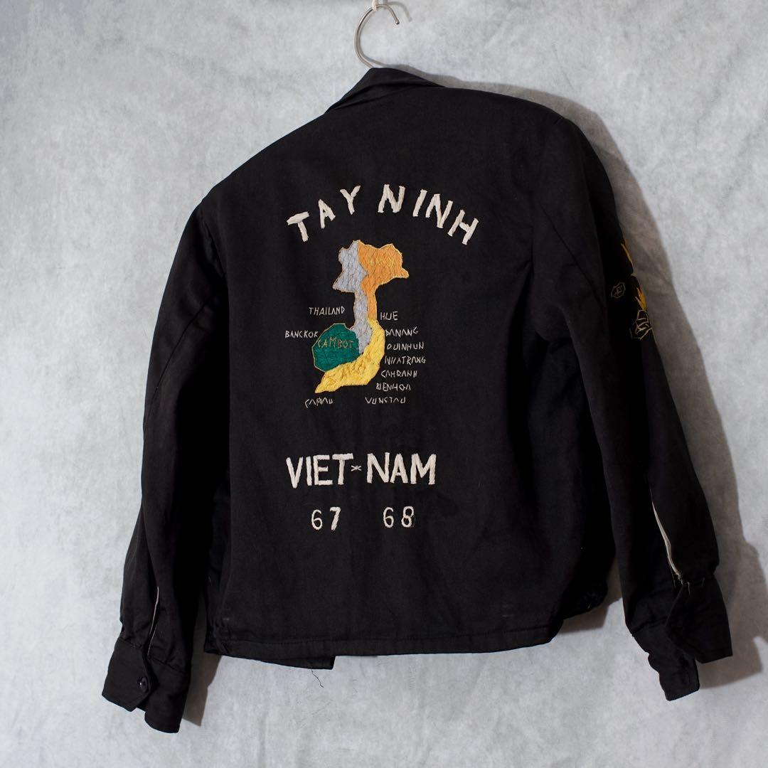 【タイムセール】60s ベトジャン キッズサイズ刺繍ジャケット ヴィンテージ