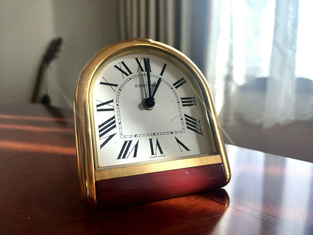 カルティエ／CARTIER トラベルロック／置時計