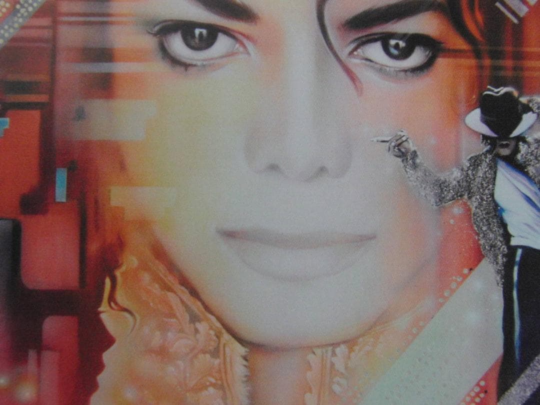 ネイト・ジョルジオ、【M.J.King of Pop】、希少な額装用画集より