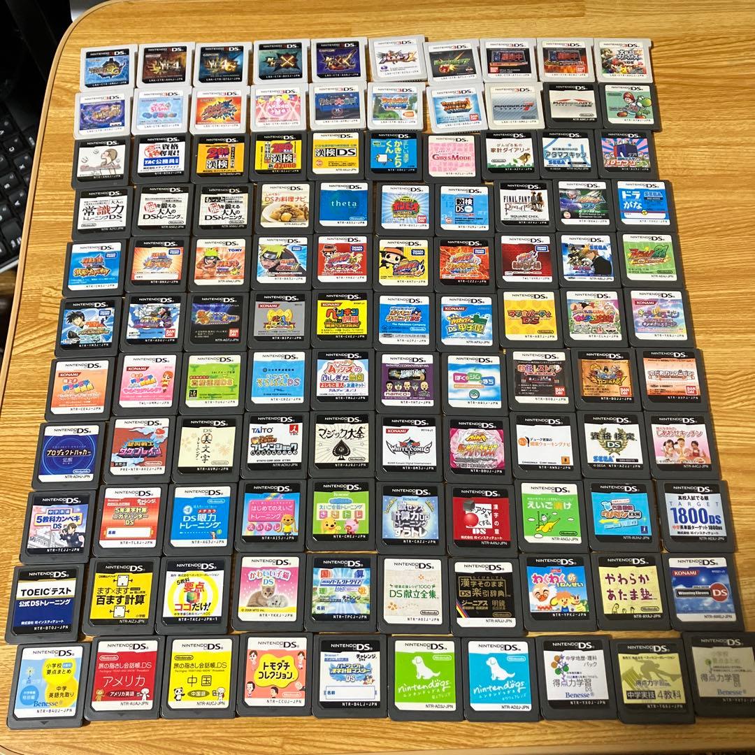 ニンテンドーDS/3DS ソフトまとめ売り　110本　 100本以上