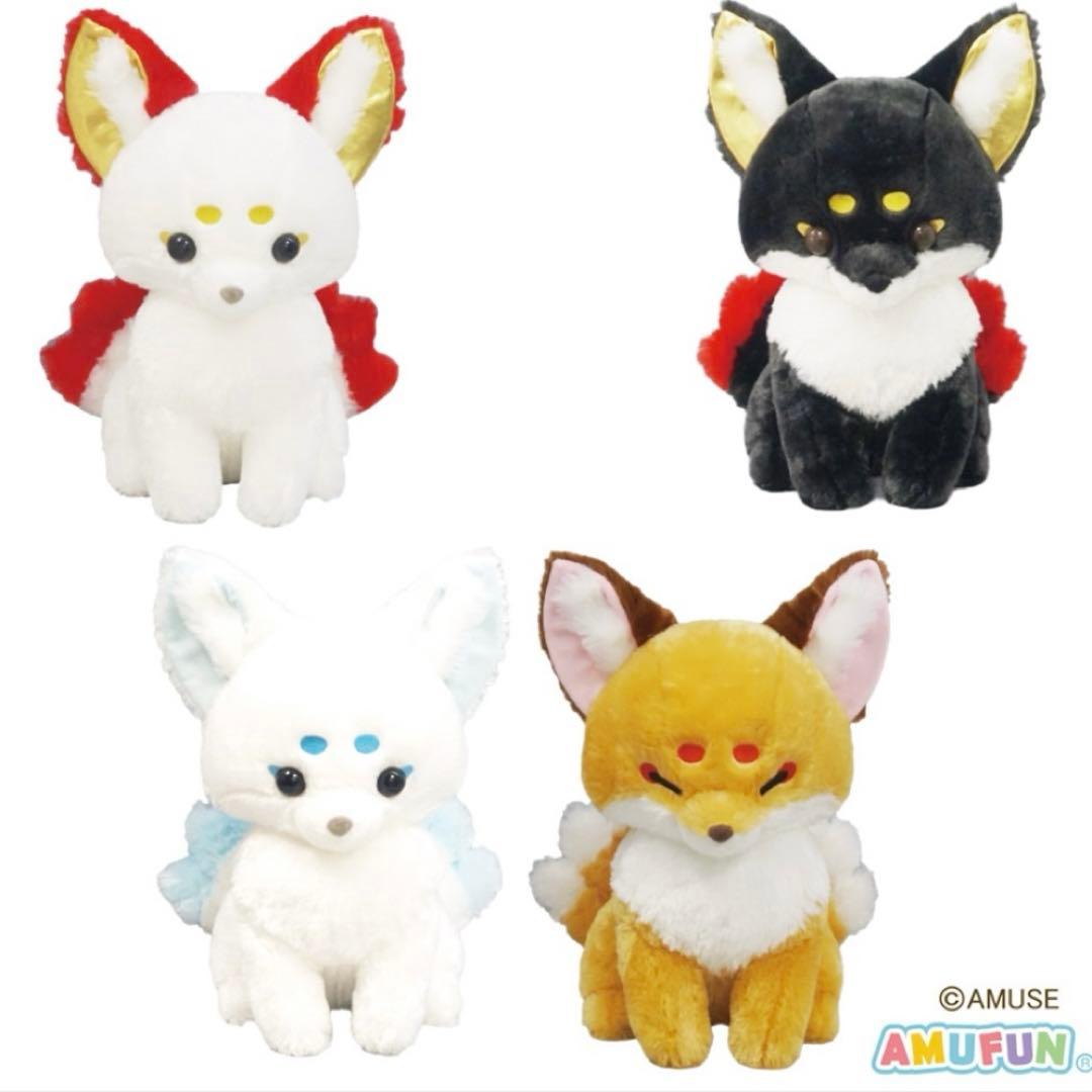 九尾花夜行 ちょコンとキツネ ぬいぐるみ ウルトラ BIG - メルカリ