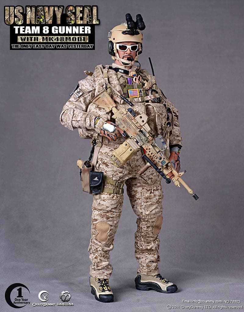 CRAZY DUMMY　US NAVY SEAL TEAM 8　78003 Crazy Dummy 1/6 12