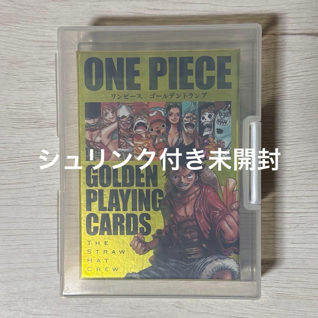 ONE PIECE GOLDEN PLAYING CARDS シュリンク付未開封