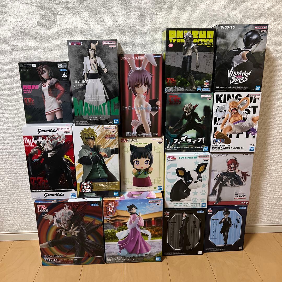 人気　アニメ　プライズフィギュア　16体　まとめ売り