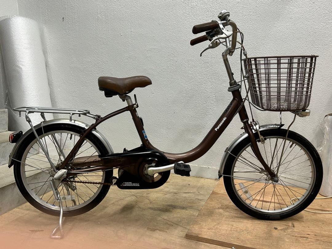 【ジャンク】Panasonic 電動アシスト自転車 前カゴ付き 20インチ 台数限定入荷】電動自転車 パナソニック EZ カスタム カゴ付き 20