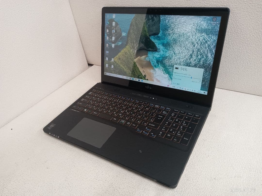 ⊇ LIFEBOOK AH77/R FMVA77RB ストレージ無 テカリ