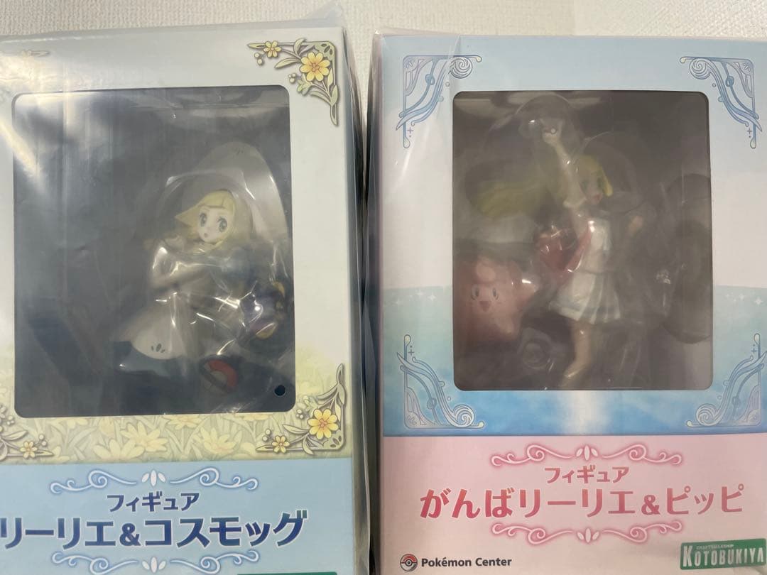 コトブキヤ リーリエ&コスモッグ リーリエ&ピッピ フィギュアセット ポケモンセンターオリジナル フィギュア がんばリーリエ&ピッピ