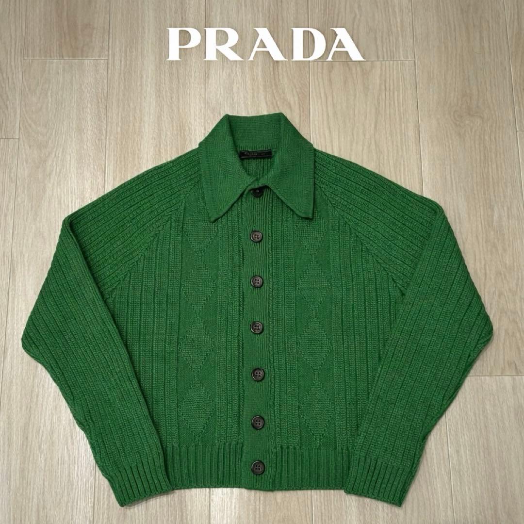 PRADA バージンウールカーディガン セーター