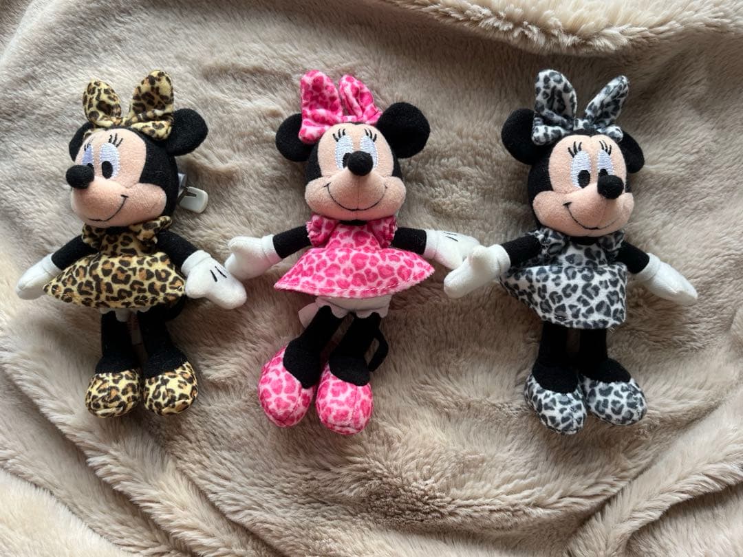 【当時もの】 レア　ミニー　レオパード柄　ぬいば