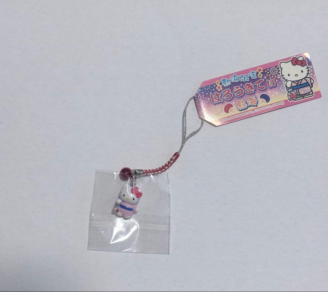レア　ハローキティ　ご当地　静岡 熱海限定 花火大会　ストラップ　根付　2007 2026年最新】熱海+花火+キティの人気アイテム - メルカリ