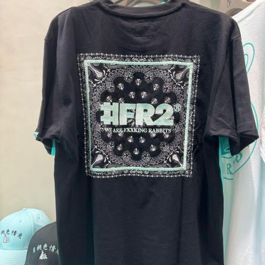 FR2月桃 沖縄限定 2024春新作 刺繍Tシャツ 黒 - メルカリ