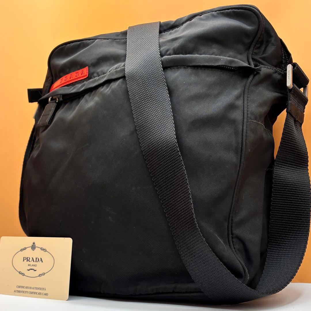 PRADA プラダ スポーツ ナイロン ショルダーバッグ メッセンジャー バッグ