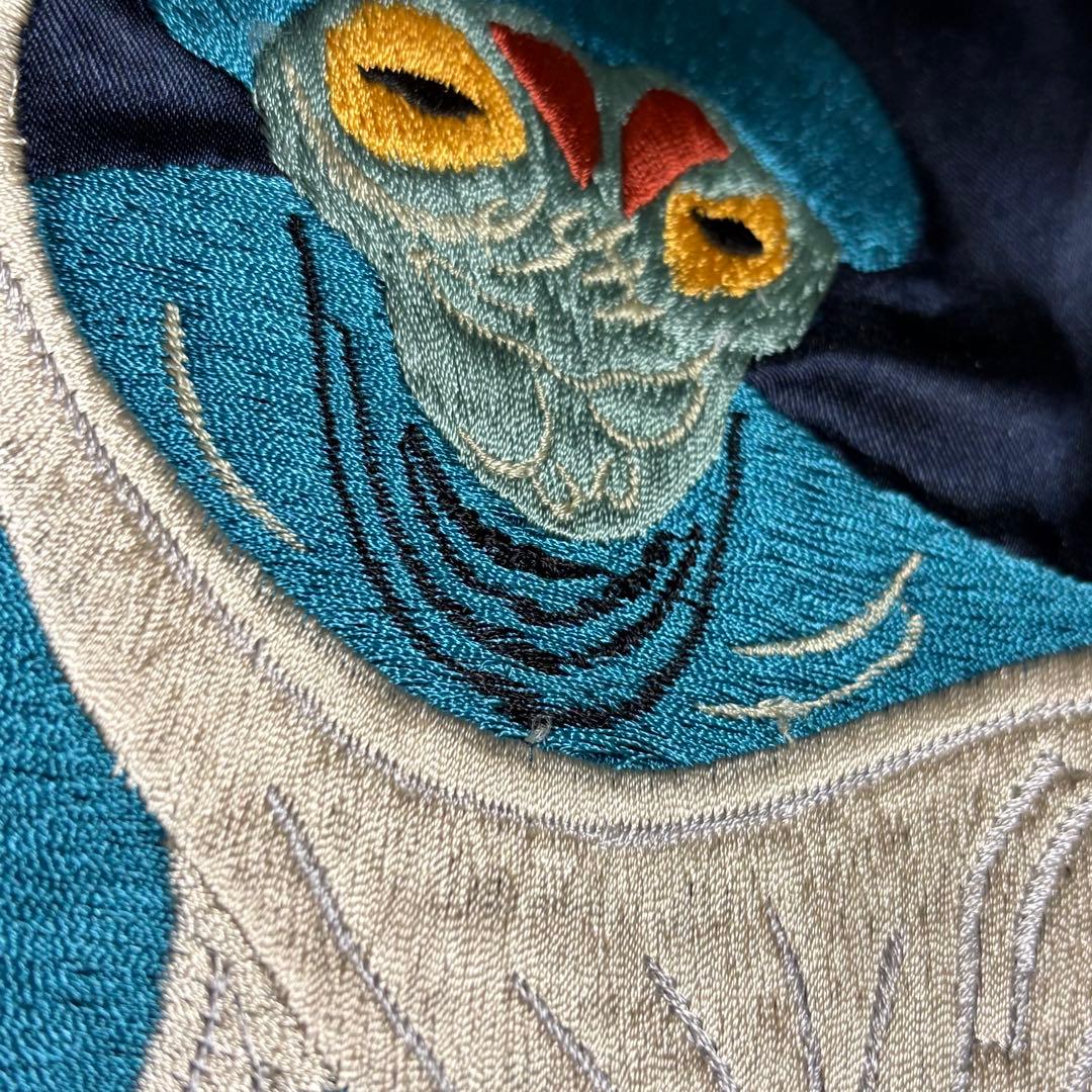 TAILOR 東洋 スカジャン リバーシブル 復刻タグ ブラウン/ゴールド刺繍