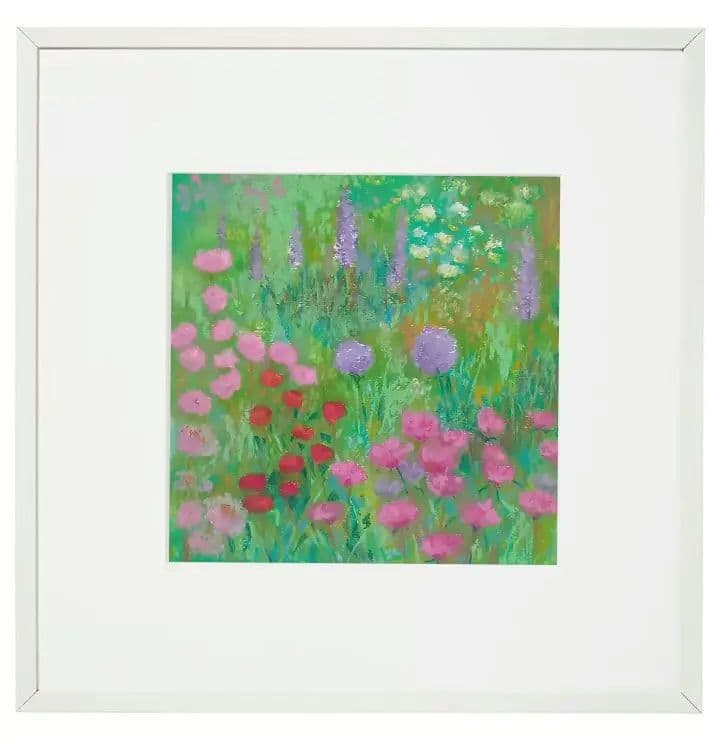 spring gardenオイルパステル原画　額付き F6オイルパステル画「友」 | 絵楽人（辻匠）