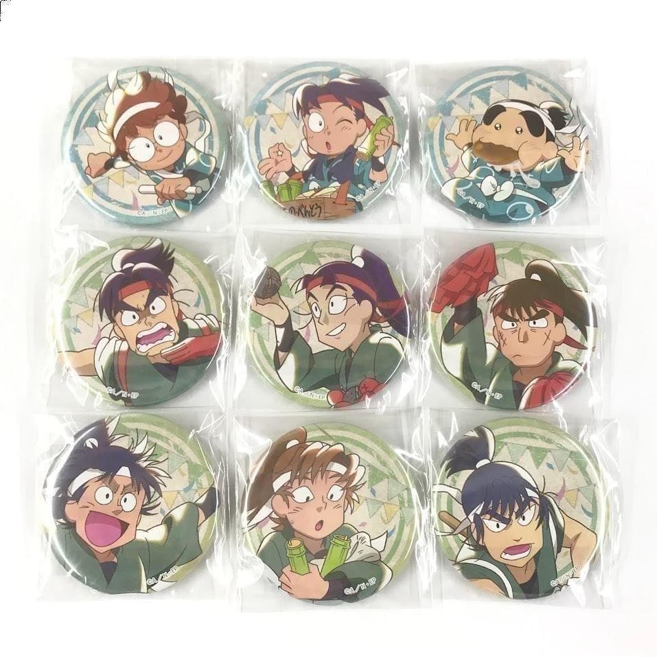 忍たま乱太郎 ヴィンテージシリーズ 缶バッジ Vol.2 A 全9種 BOX