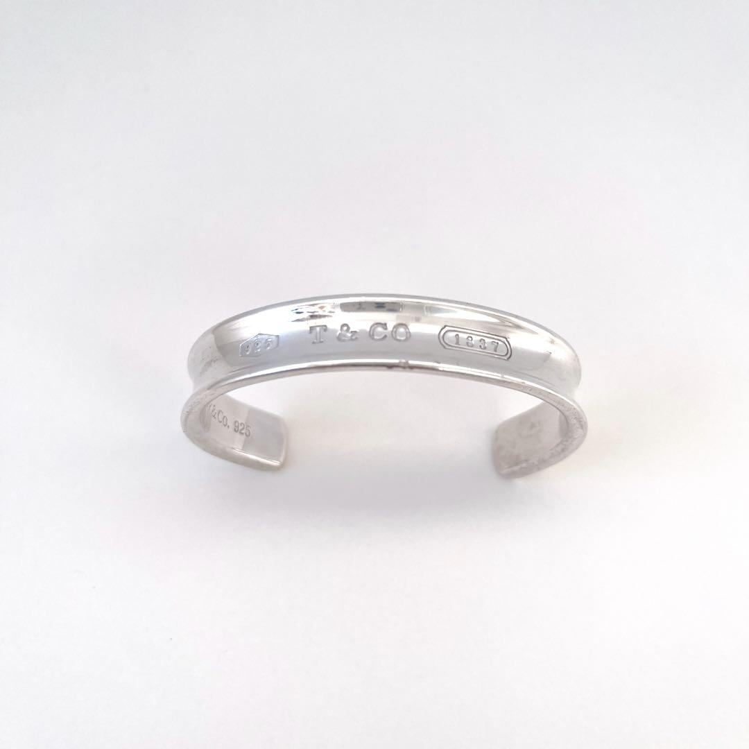Tiffany ティファニー ナロー カフ ワイド バングル SV925 楽天市場】ティファニー TIFFANY&Co. 1837 バングル ブレスレット カフ