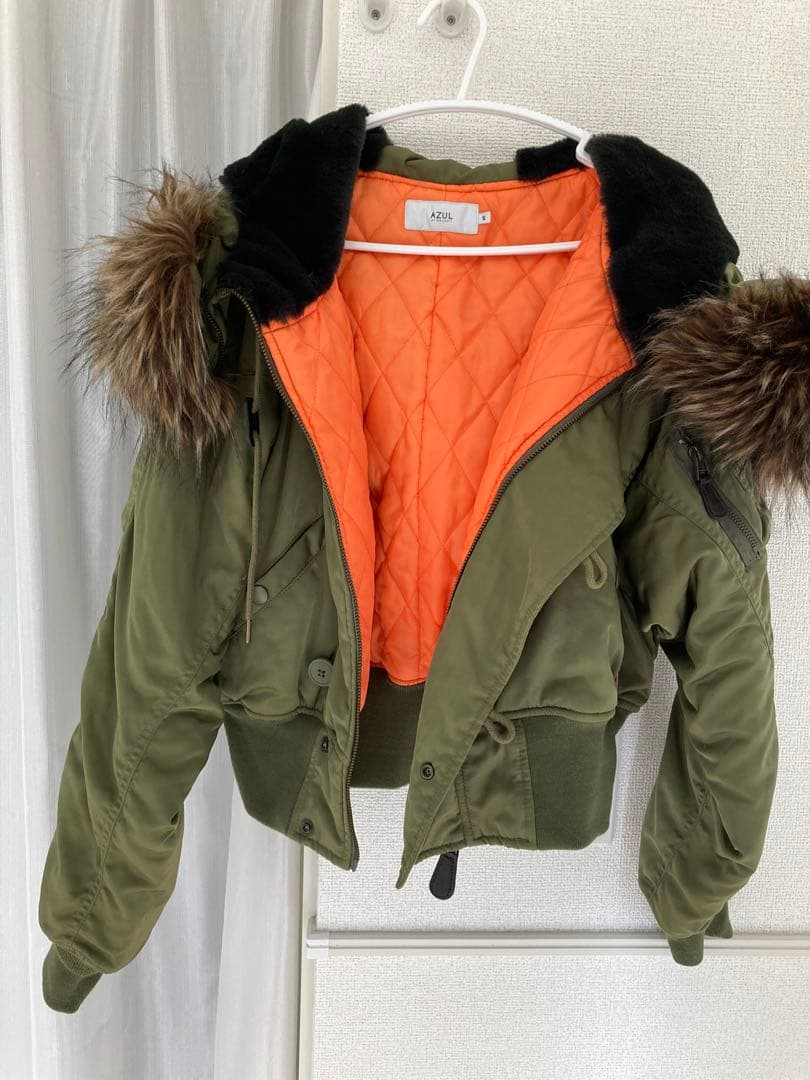 AZUL BY MOUSSY ミリタリージャケットN2B緑 Sサイズ AZUL by moussy type n2b flight jacket - メルカリ