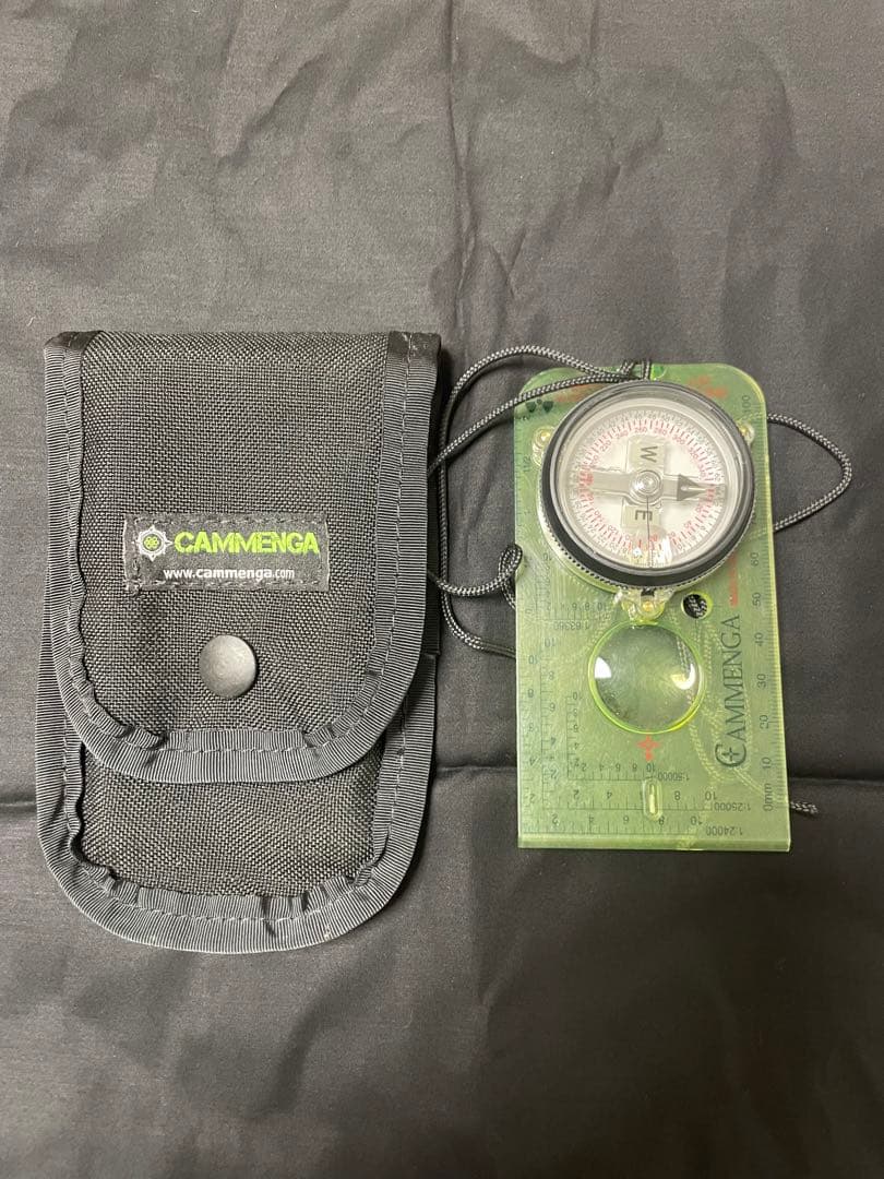 Cammenga コンパス ルーペ付き ケース付き　トリチウム
