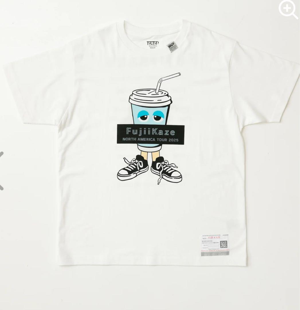 藤井風NORTH AMERICA TOUR 2025 ドリンクT（ホワイト）XL - メルカリ