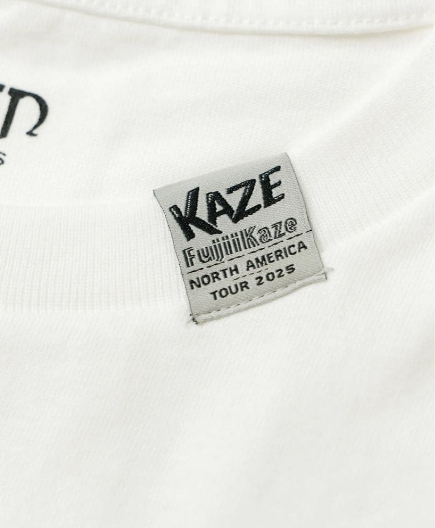 Fujii Kaze 藤井風 ドリンクTシャツ EU/NA TOUR 2025 Fujii Kaze 藤井