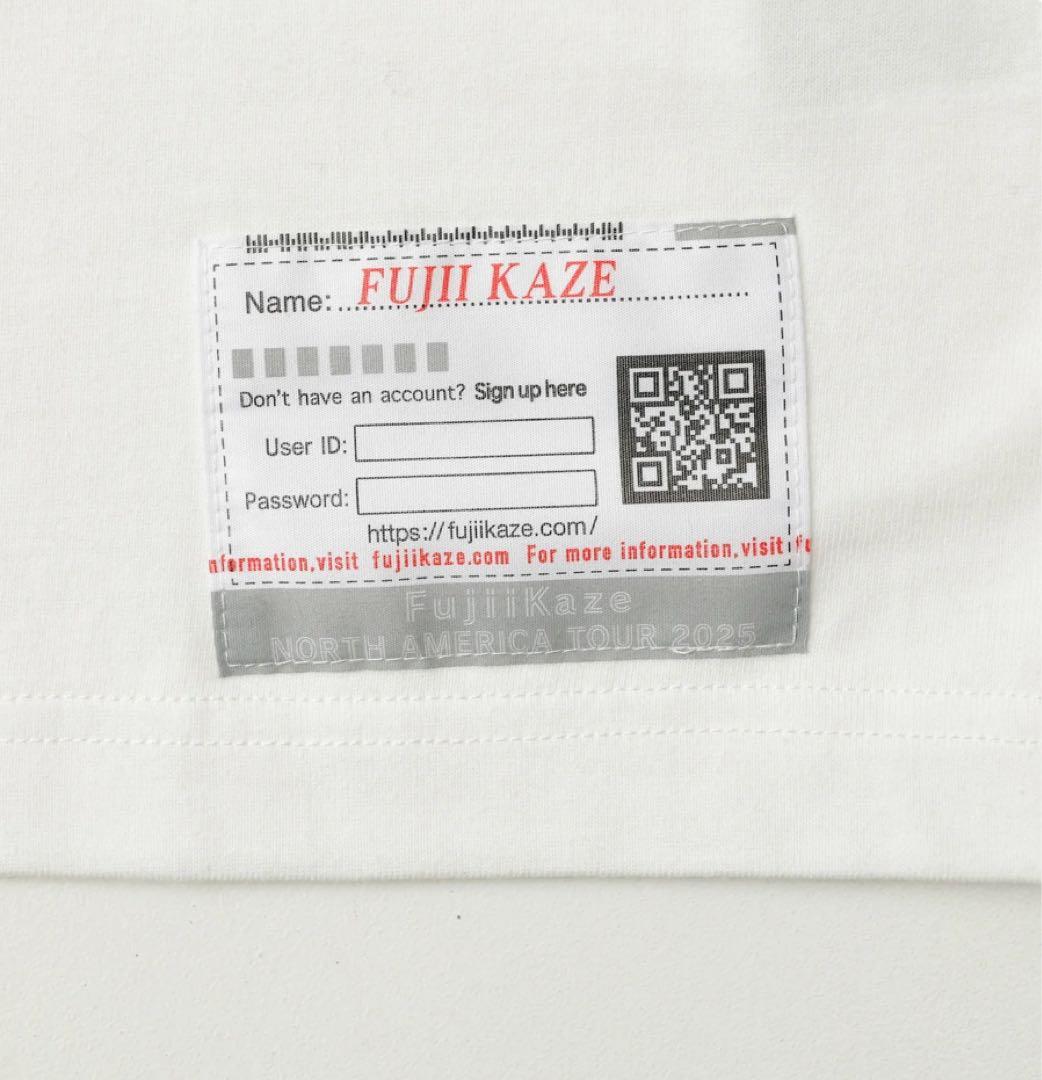 藤井風NORTH AMERICA TOUR 2025 ドリンクT（ホワイト）XL - メルカリ