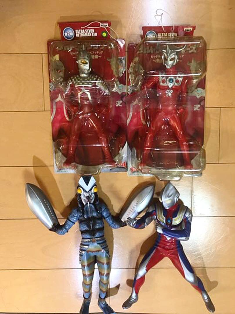 ウルトラセブン ウルトラマン レオ バルタン星人 ビッグサイズフィギュア ソフビ