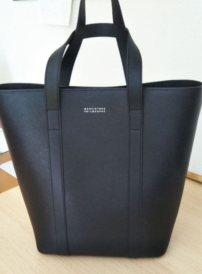 ブラック トートバッグ　マッキントッシュ