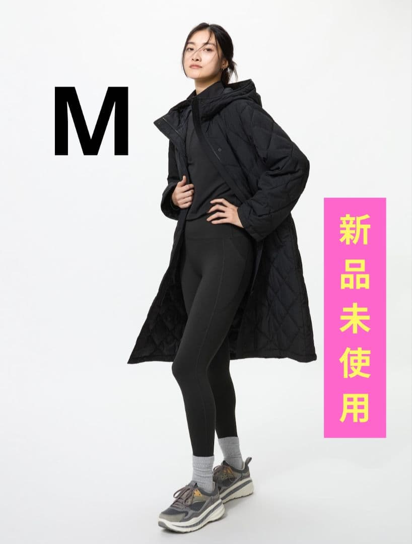 新品 UNIQLO パフテックロングコート リラックスフィット 黒 - メルカリ