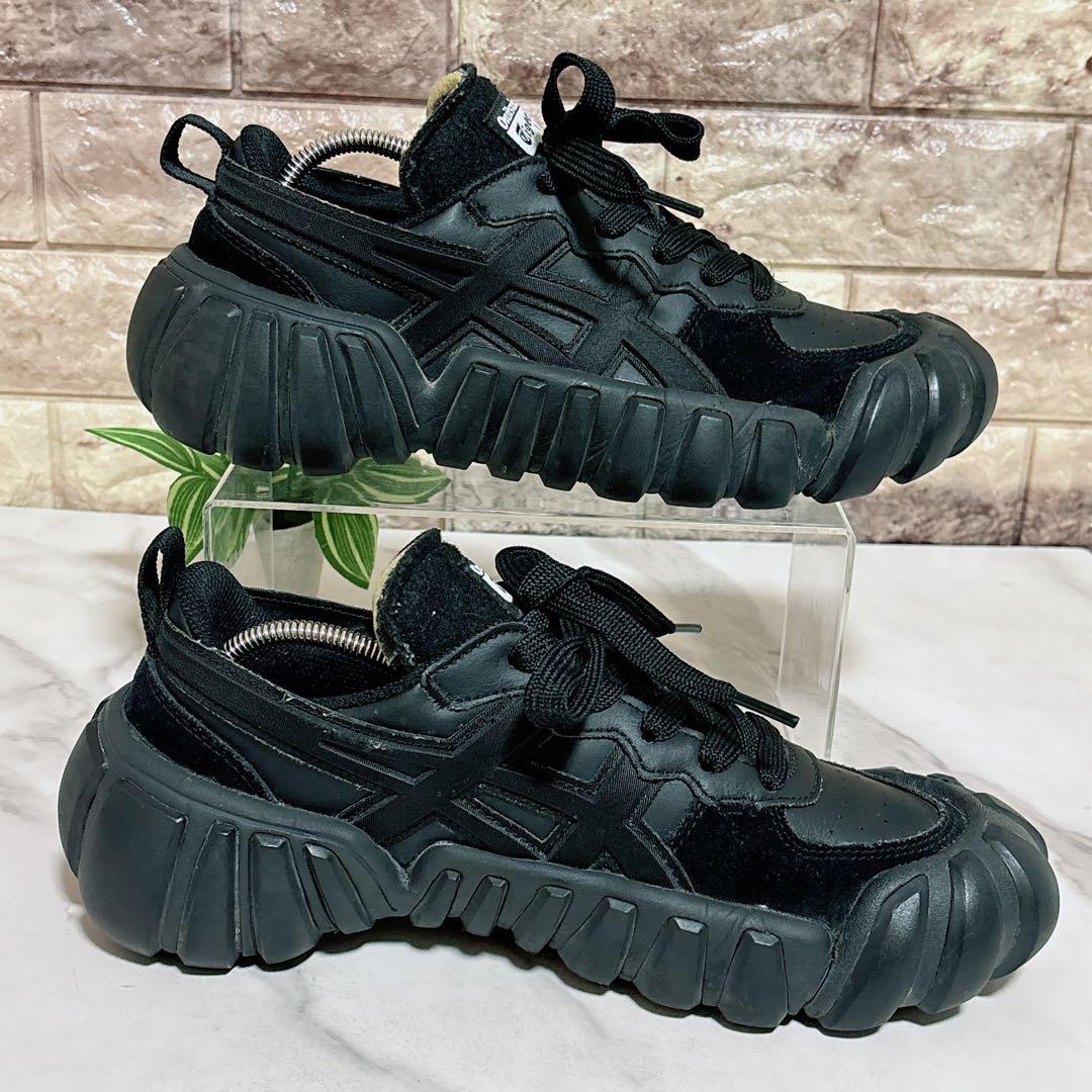 良品 オニツカタイガー(26.5) デンティグレ スニーカー 厚底 - メルカリ