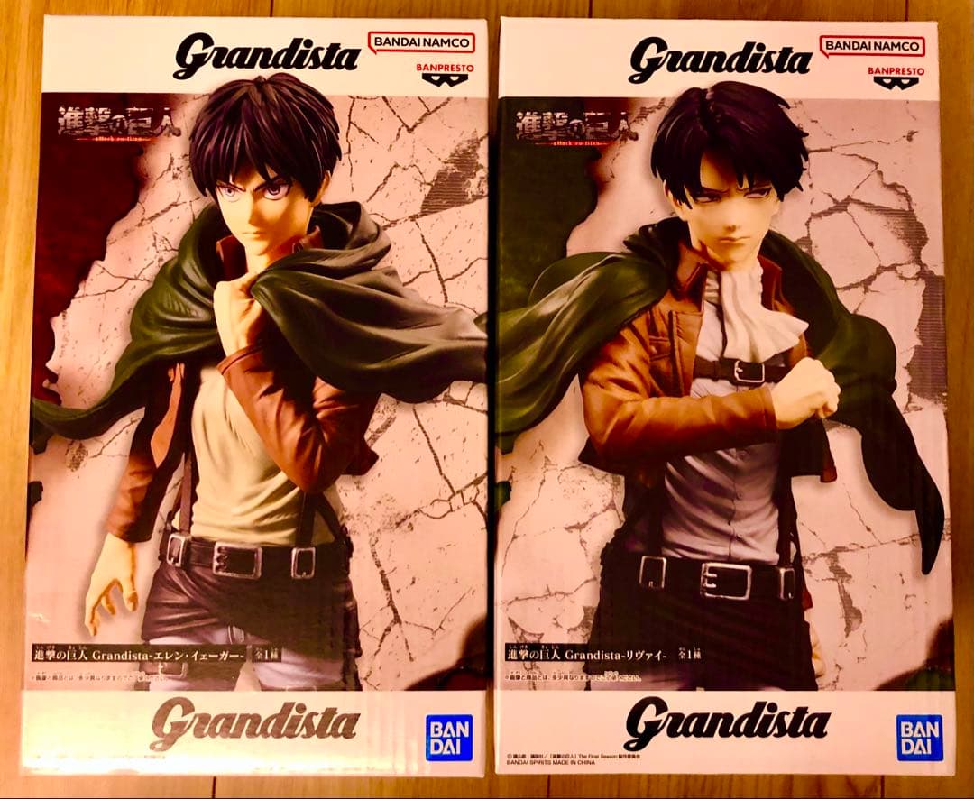 Grandista エレン・イェーガー & リヴァイ フィギュアセット - メルカリ